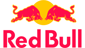 Red Bull logo.
